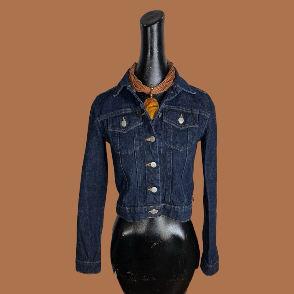 Polo Jeans Co. Ralph Lauren dark wash denim jacket - Picture 11 of 15